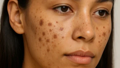 از بین بردن لکه های قهوه ای جای جوش روش خانگی